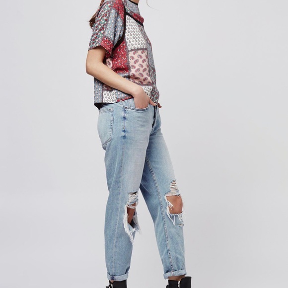 Topshop Paisley Print Tee - Picture 2 of 6